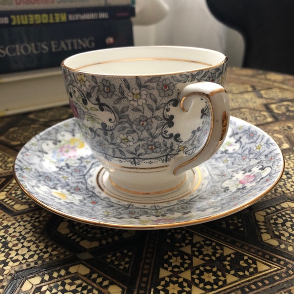 Rosina bone china vintage 50s cup and sauser - Picture 4 of 6